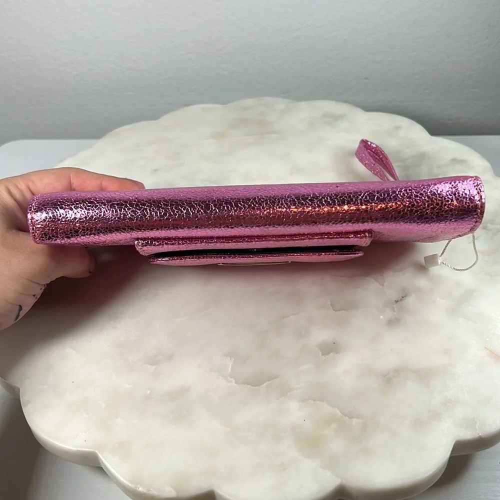 American Bling Pink metallic wallet - Picture 14 of 16